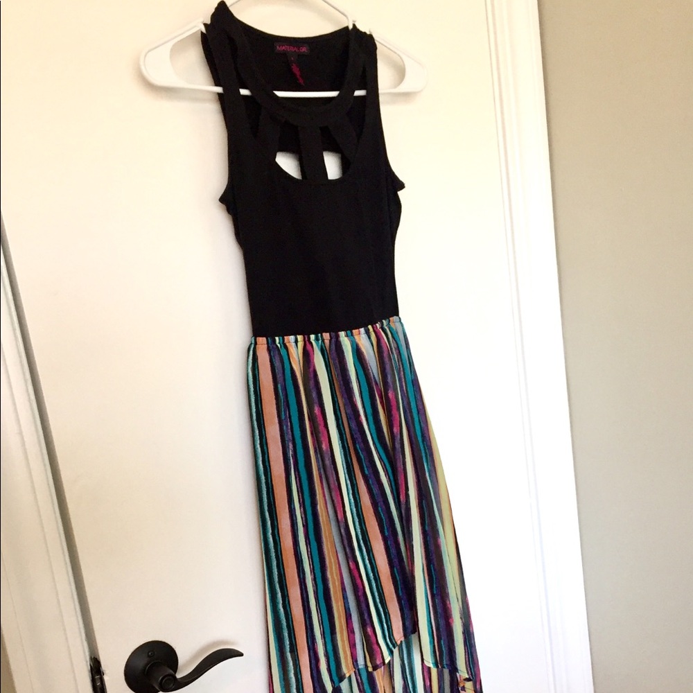 CLOSING SHOP! Material Girl Cut Out High Low Dress